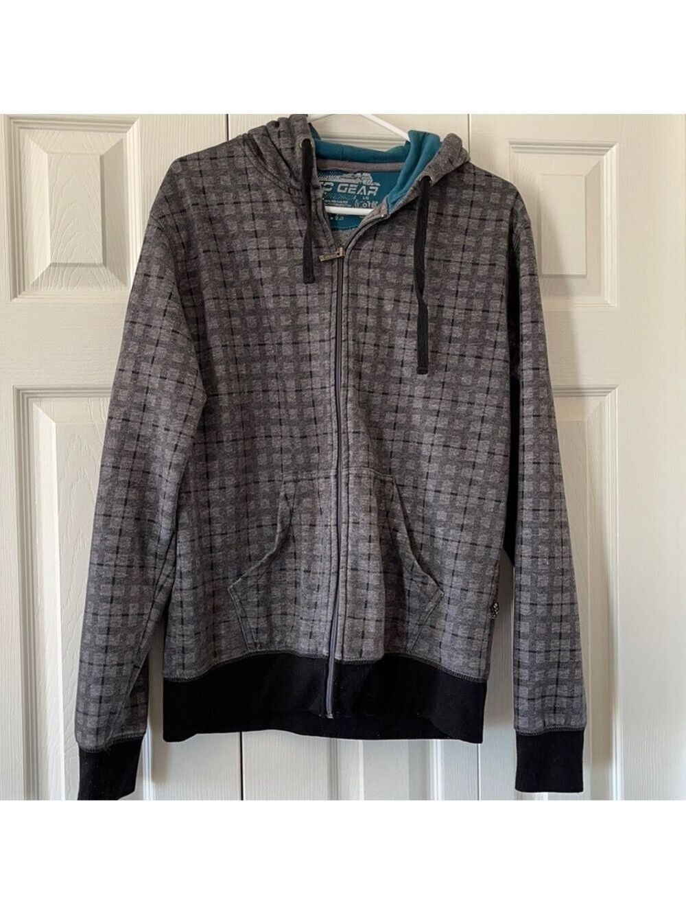 Moto Gear zip up hoodie size L🔥